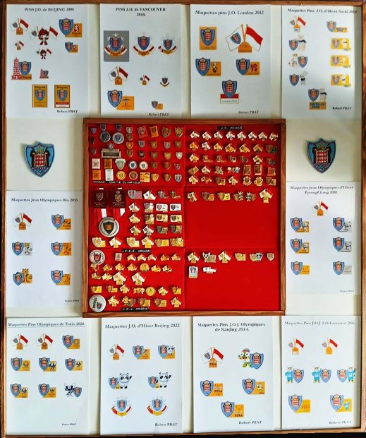 Collection Pin’s Olympiques de Monaco